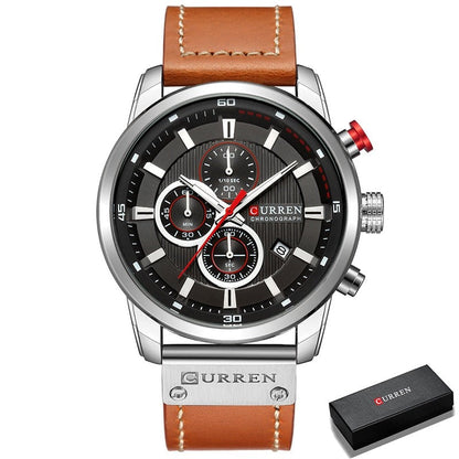 Relógio Curren Original Cronógrafo - Curren Masculino
