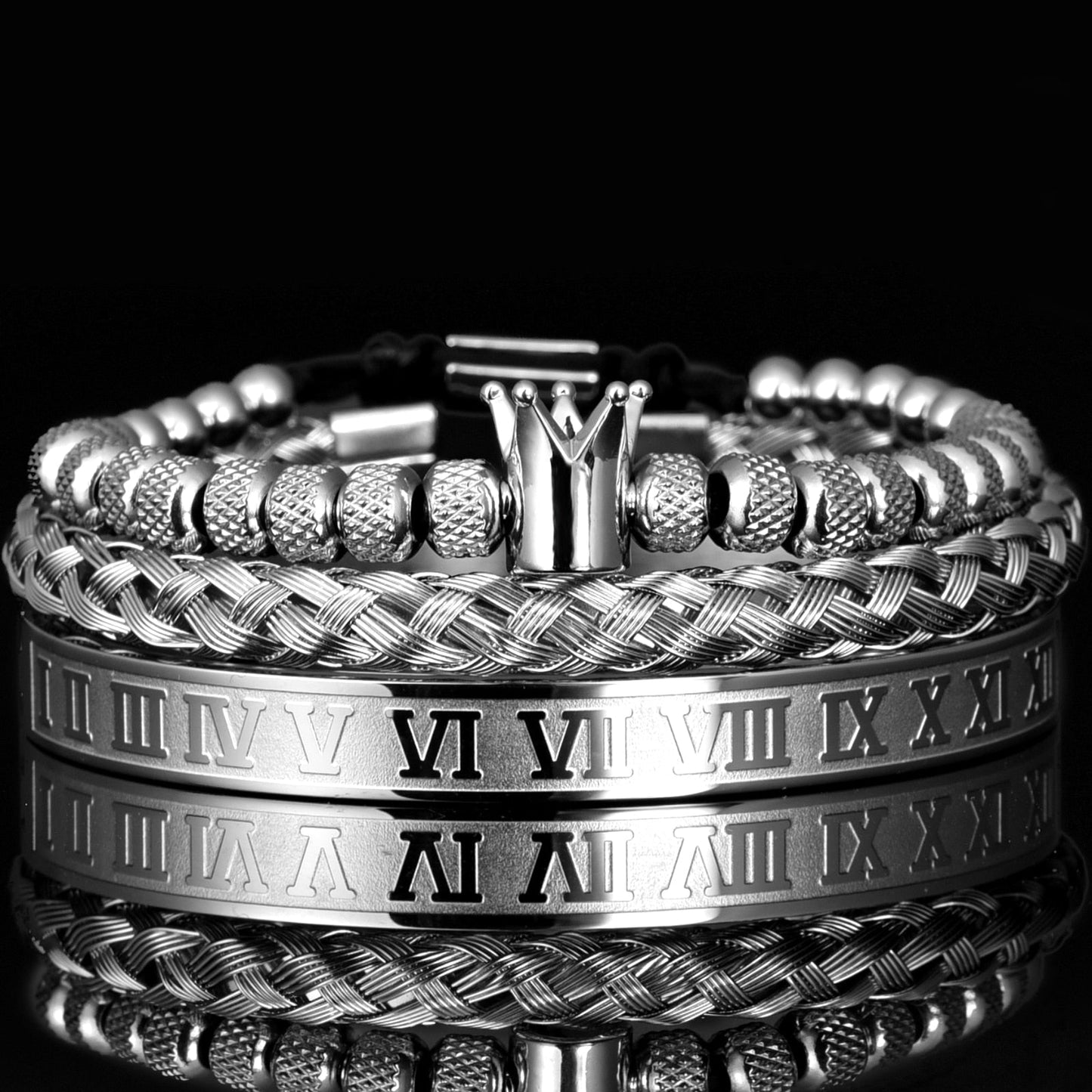 Pulseira Romana Masculina De Luxo