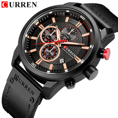 Relógio Curren Original Cronógrafo - Curren Masculino