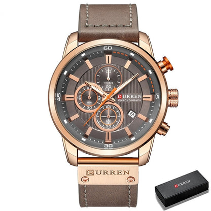 Relógio Curren Original Cronógrafo - Curren Masculino