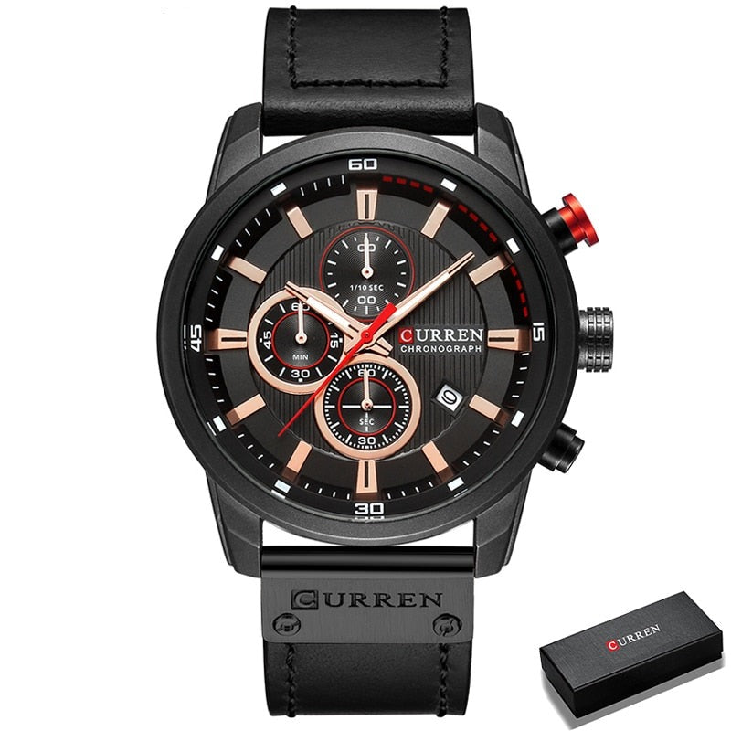 Relógio Curren Original Cronógrafo - Curren Masculino
