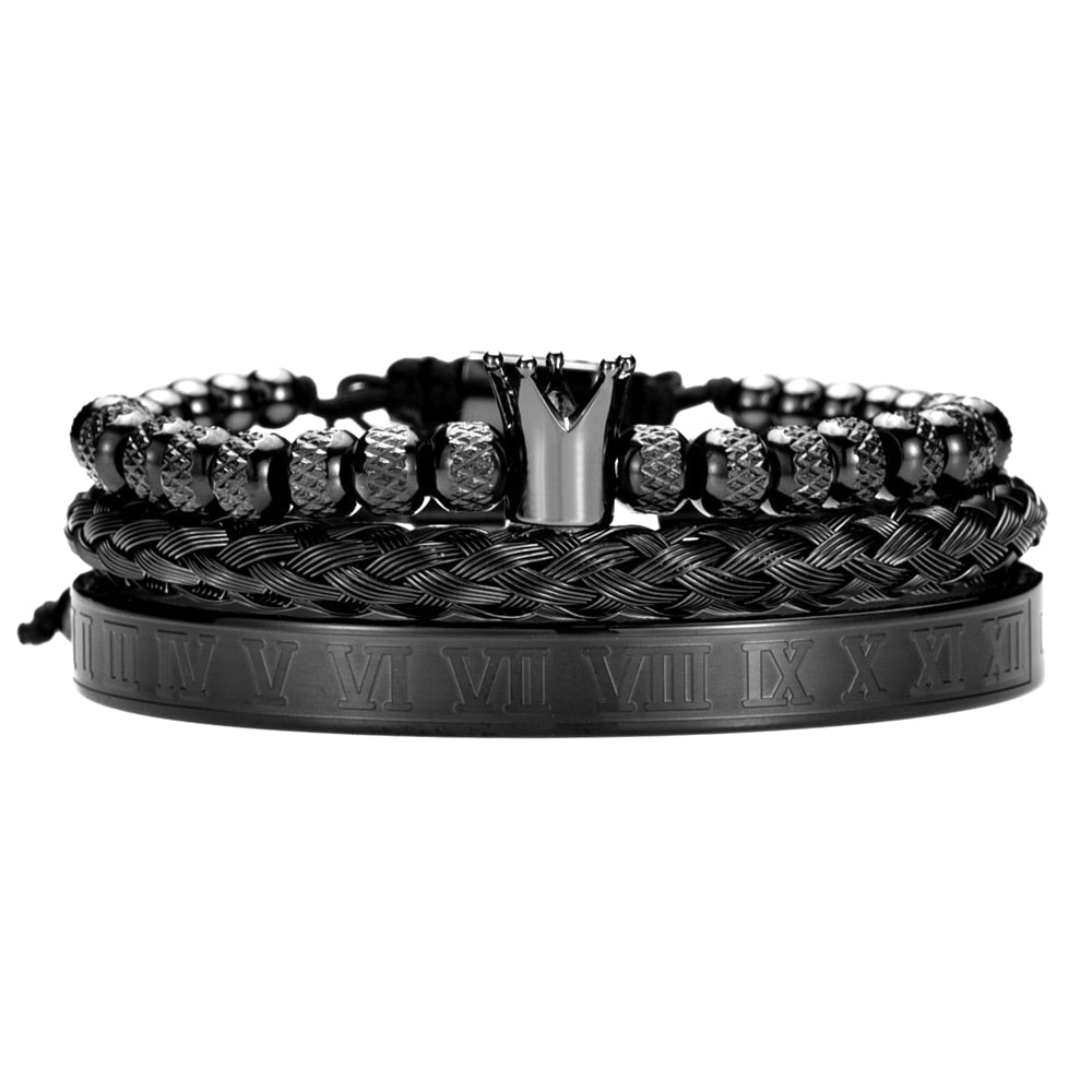 Pulseira Romana Masculina De Luxo
