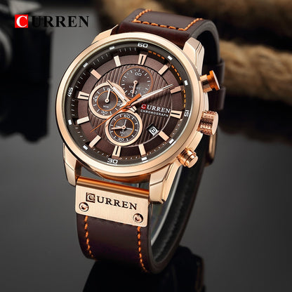 Relógio Curren Original Cronógrafo - Curren Masculino