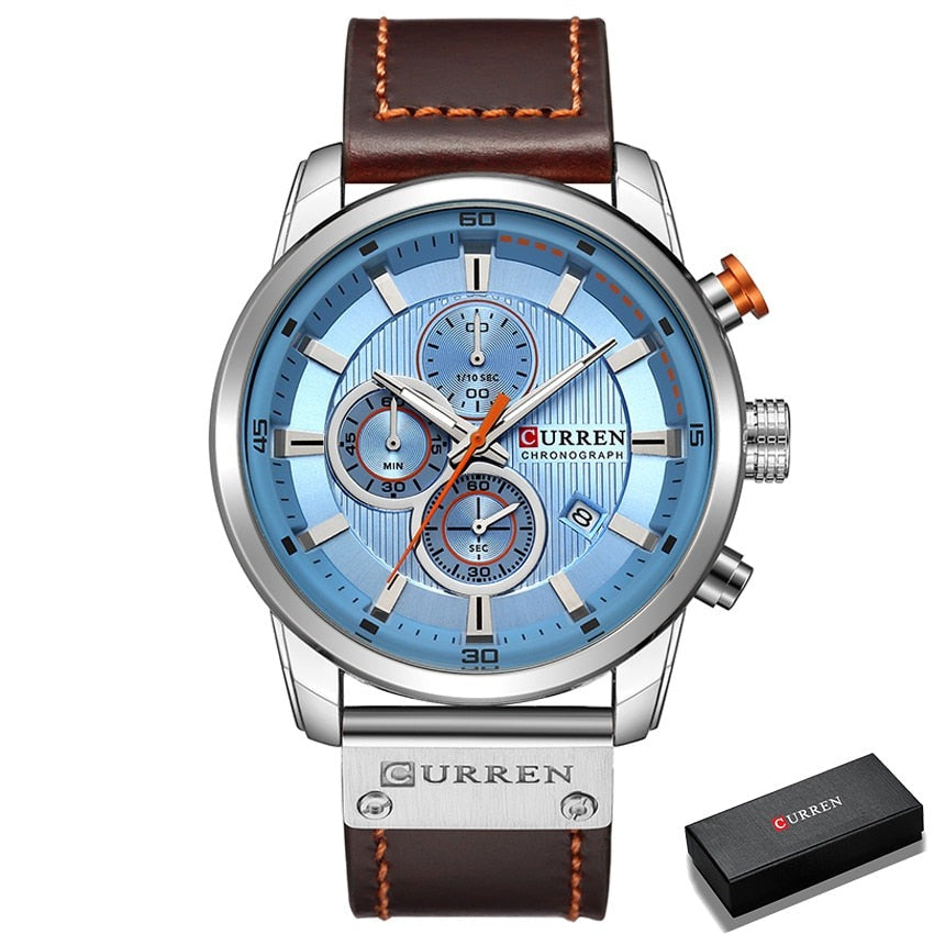 Relógio Curren Original Cronógrafo - Curren Masculino