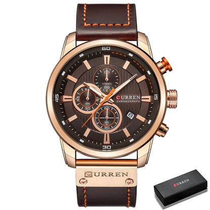 Relógio Curren Original Cronógrafo - Curren Masculino