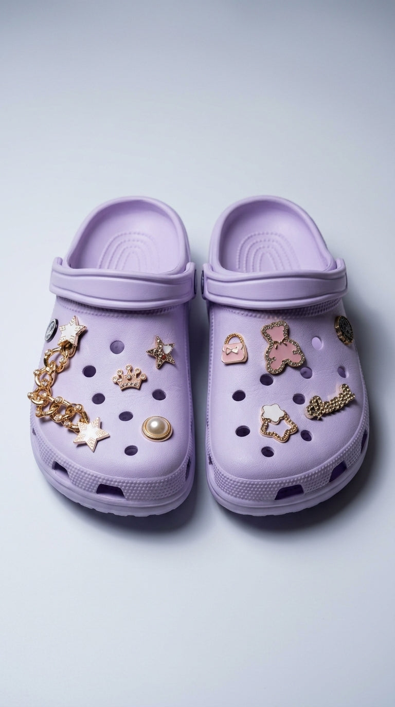 ✨ Crocs Charm Feminino Premium ✨  Transforme cada passo em estilo e personalidade! 💖