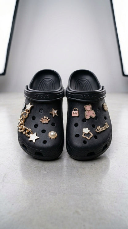 ✨ Crocs Charm Feminino Premium ✨  Transforme cada passo em estilo e personalidade! 💖