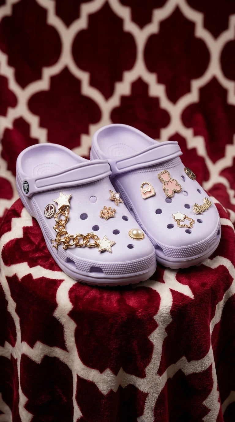 ✨ Crocs Charm Feminino Premium ✨  Transforme cada passo em estilo e personalidade! 💖