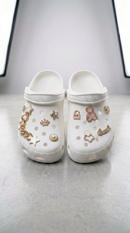 ✨ Crocs Charm Feminino Premium ✨  Transforme cada passo em estilo e personalidade! 💖