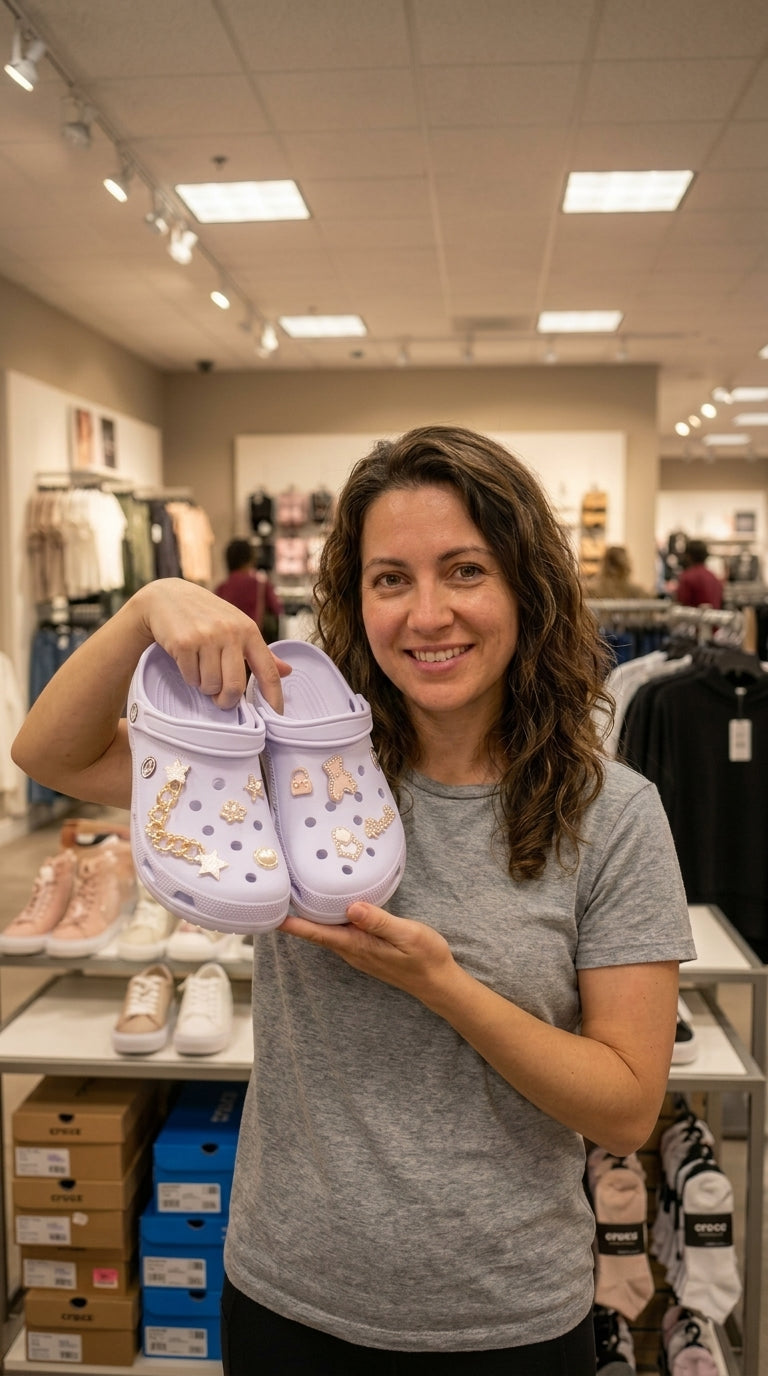 ✨ Crocs Charm Feminino Premium ✨  Transforme cada passo em estilo e personalidade! 💖