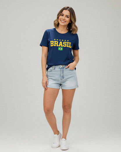 T-shirt Brasil 5 Estrelas